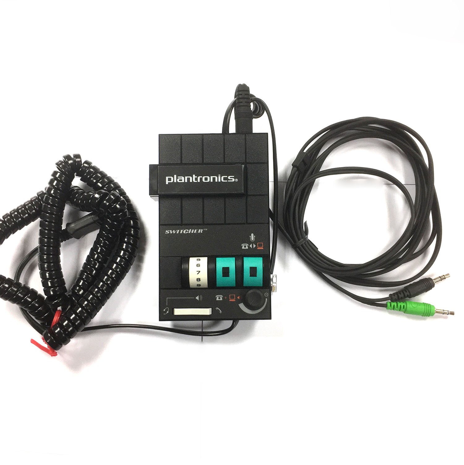 Switcher for PC & Telephone Plantronics MX10 Audio Processor Headset Amplifier 